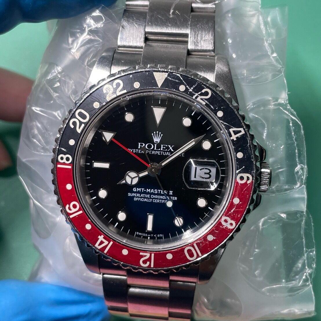 ROLEX GMT-MASTERⅡ 16710 のオーバーホールを行いました！